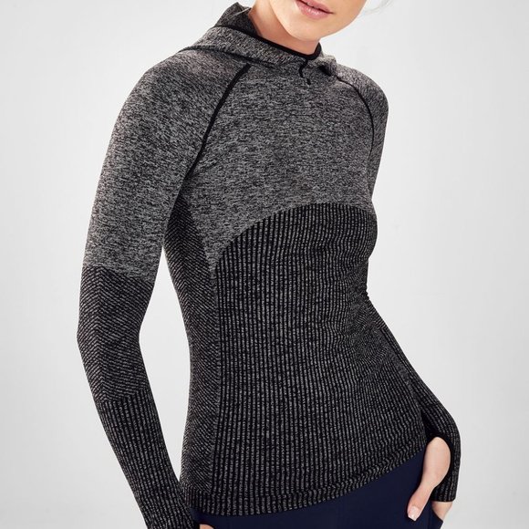Fabletics Avaline Seamless Long-Sleeve Hoodie - Picture 1 of 7